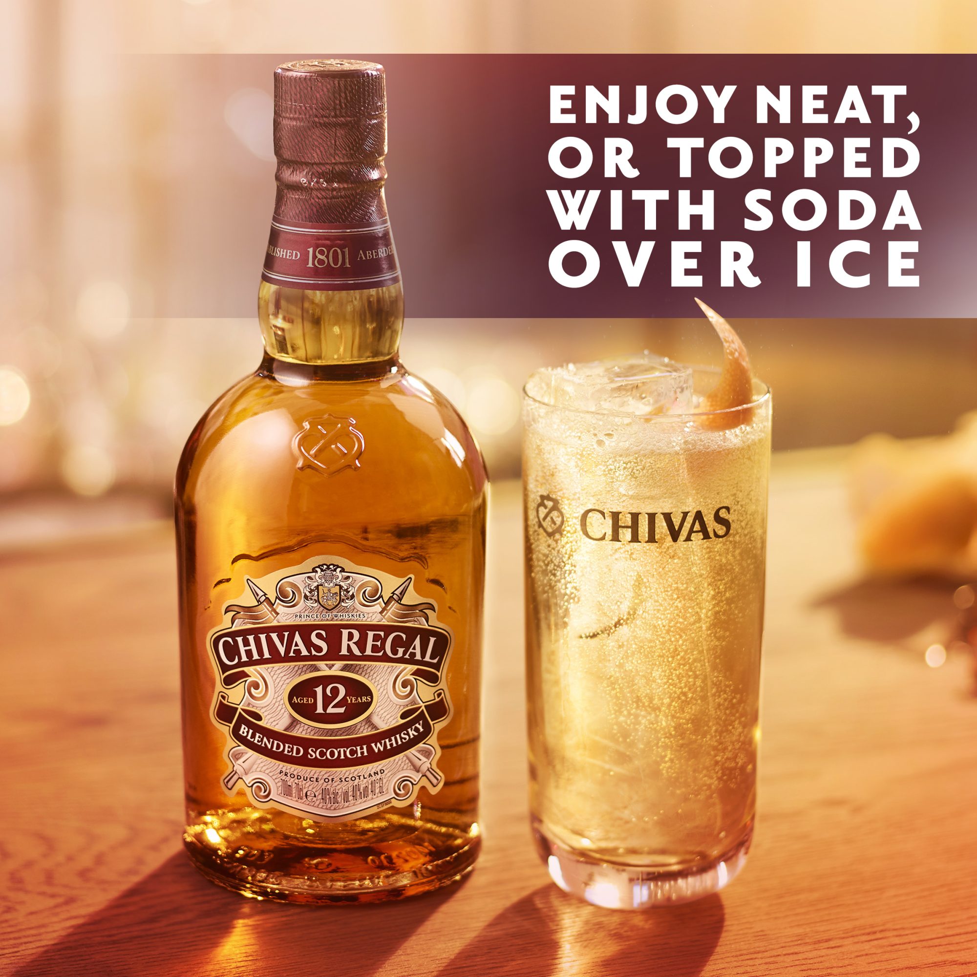 Buy Chivas Regal 12YO Whisky (750ml) Online in Abu Dhabi & Al Ain