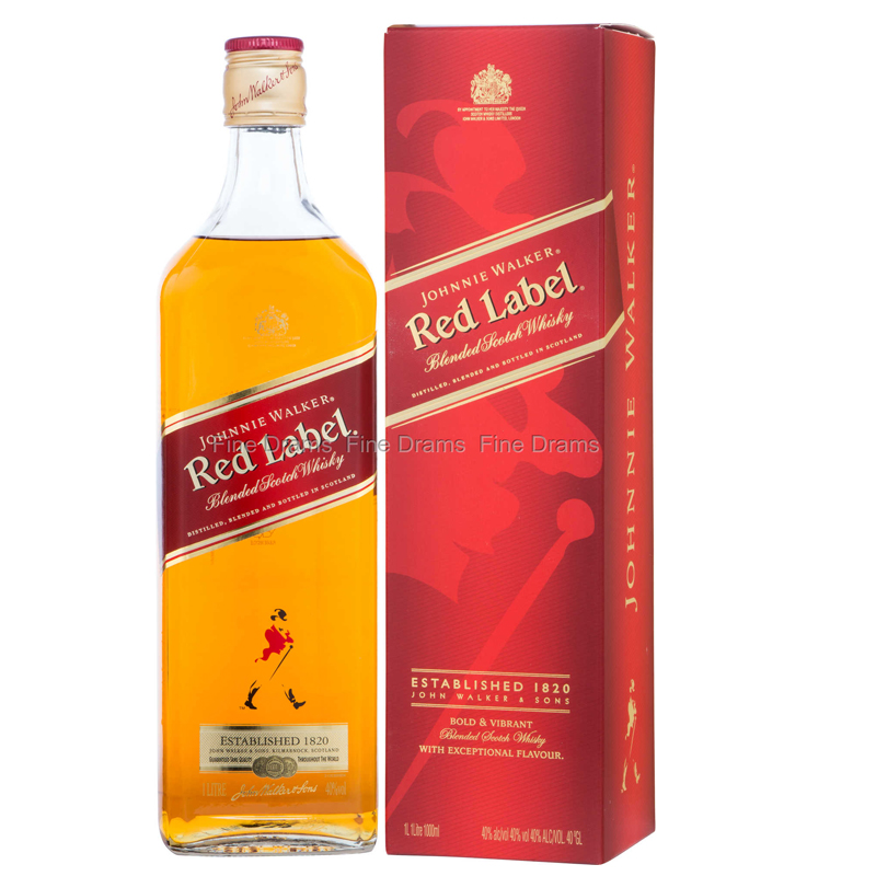 Ansættelse Genbruge nabo Johnnie Walker Red Label Blended Scotch Whisky (1L) – GRAY MACKENZIE &  PARTNERS