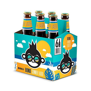 Bira 91 Blonde Summer Lager 330 ml bottles in a 6 pack for sale in Gray Mackenzie & Partners stores with delivery in Abu Dhabi and Al Ain.